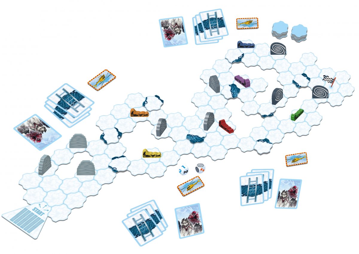 Tactic Board Game Arctic Race  56869T