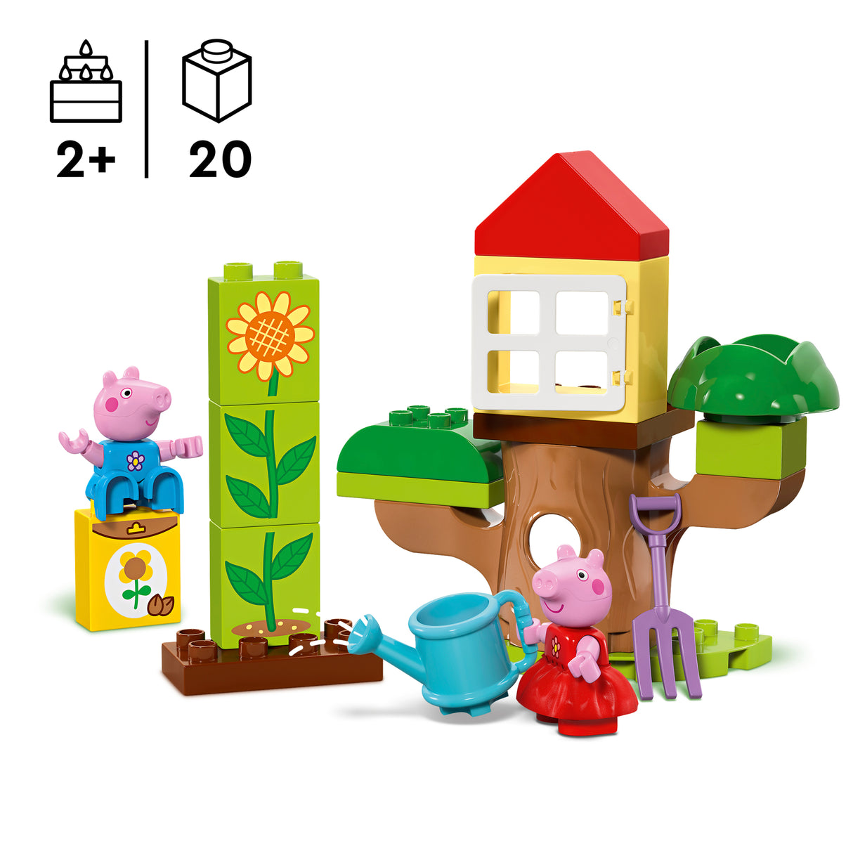LEGO DUPLO Peppa Pig Garden and Tree House 10431L