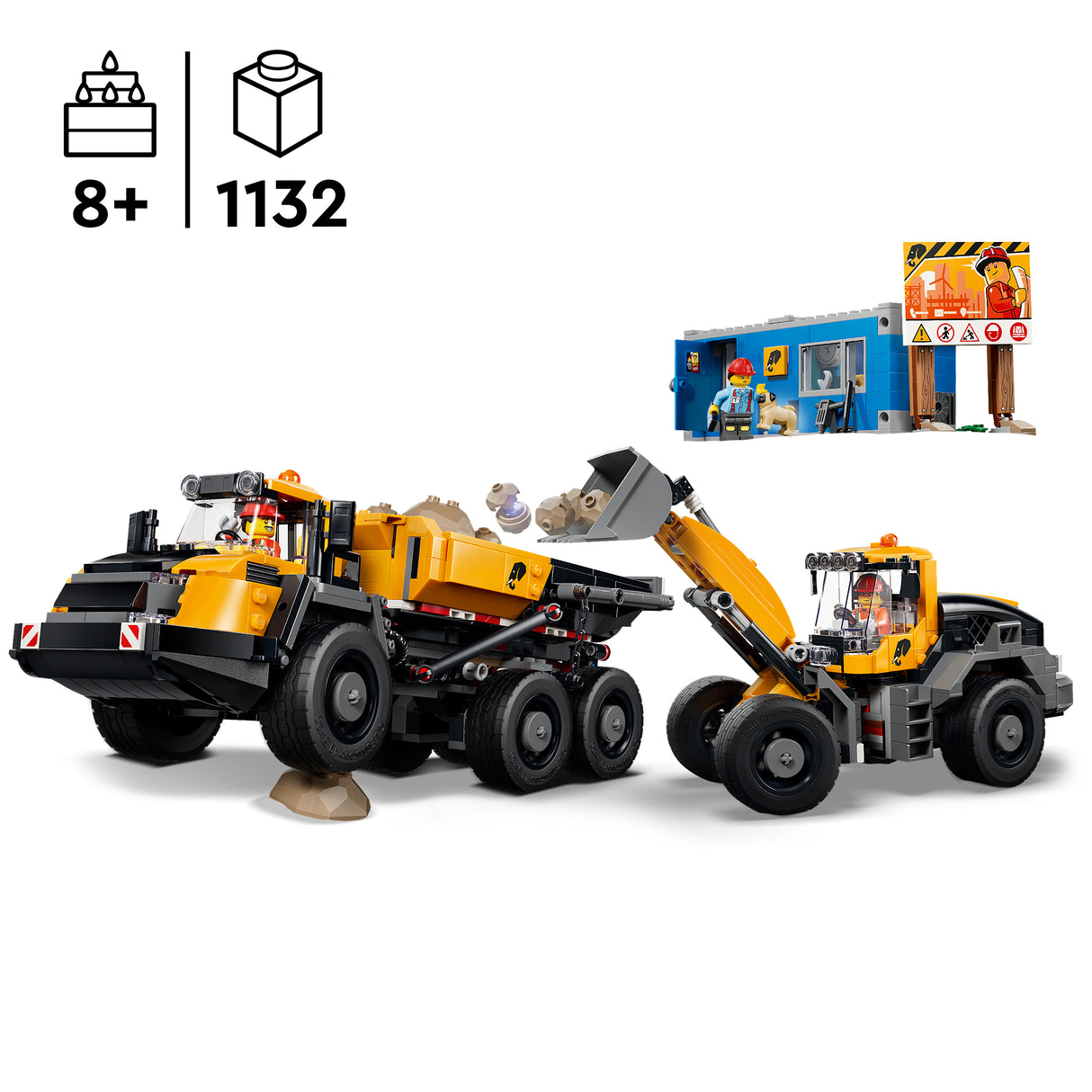 LEGO City Dump Truck & Front End Loader 60494L