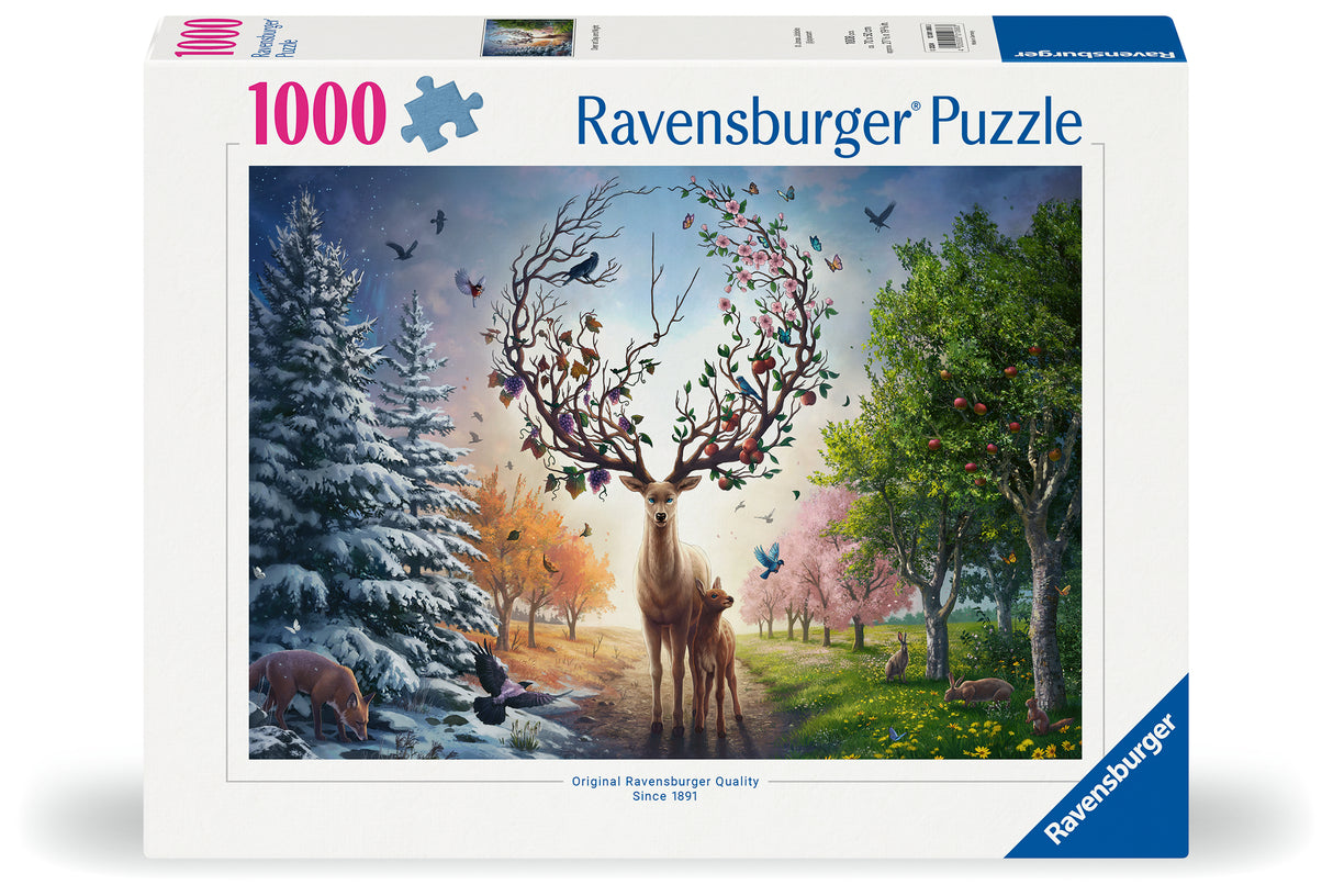 Ravensburger Puzzle 1000 Pieces: Magical Deer 12001088V