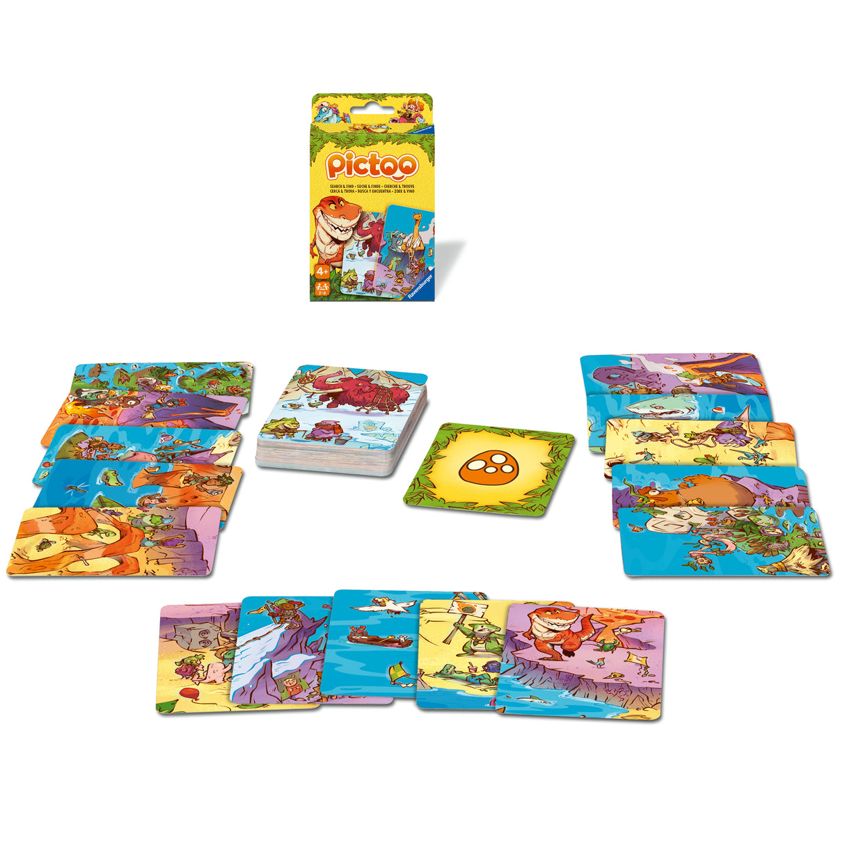 Ravensburger Pictoo Card Game: Dino 23479U