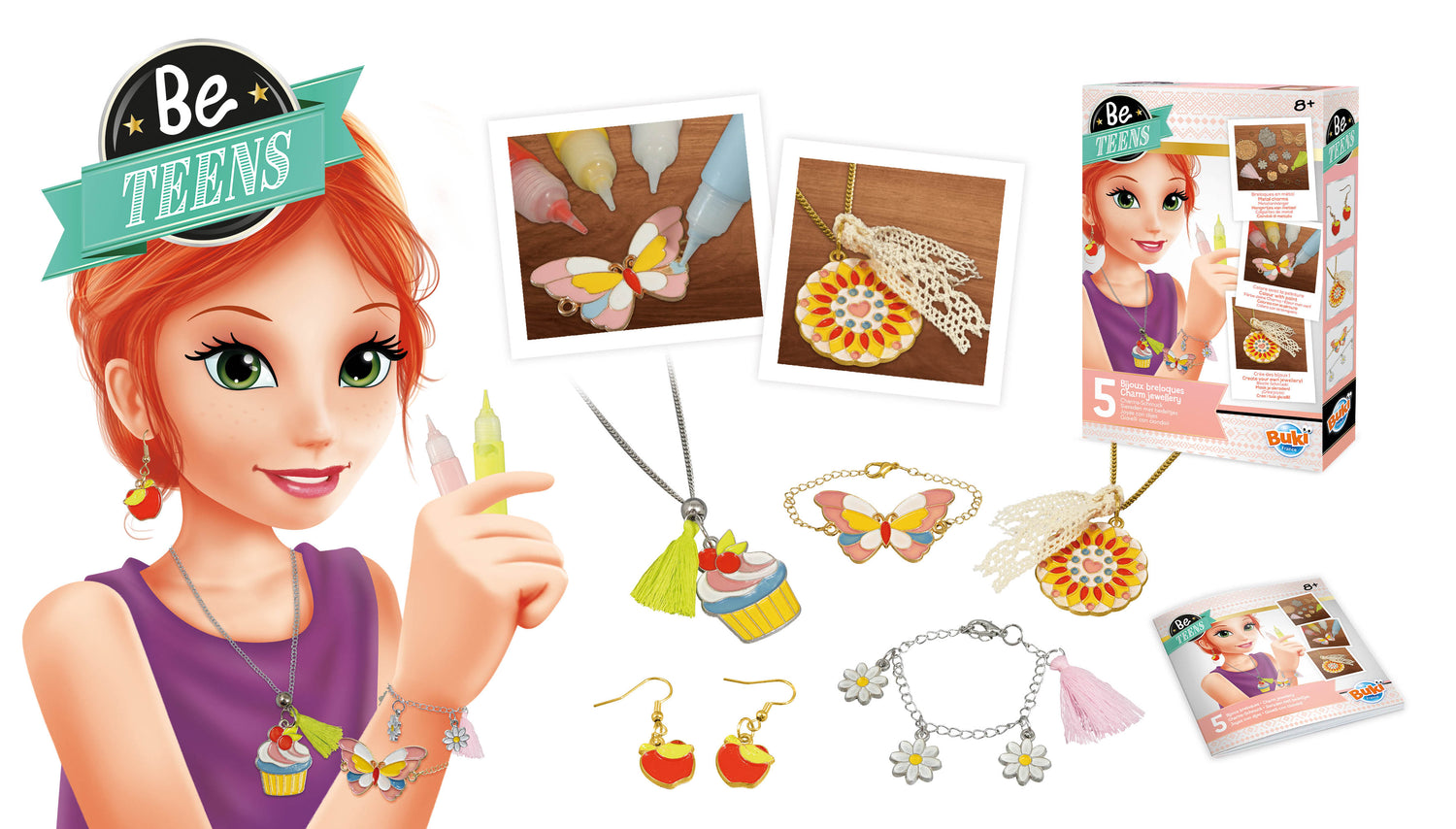 Buki Handicraft Kit Pendants BE121I