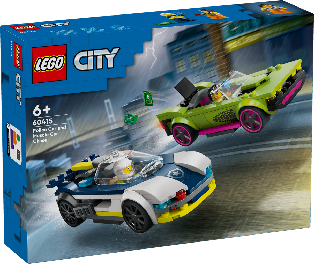 LEGO City Police Car and Muscle Car Chase 60415L