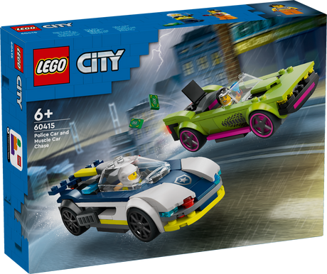 LEGO City Police Car and Muscle Car Chase 60415L
