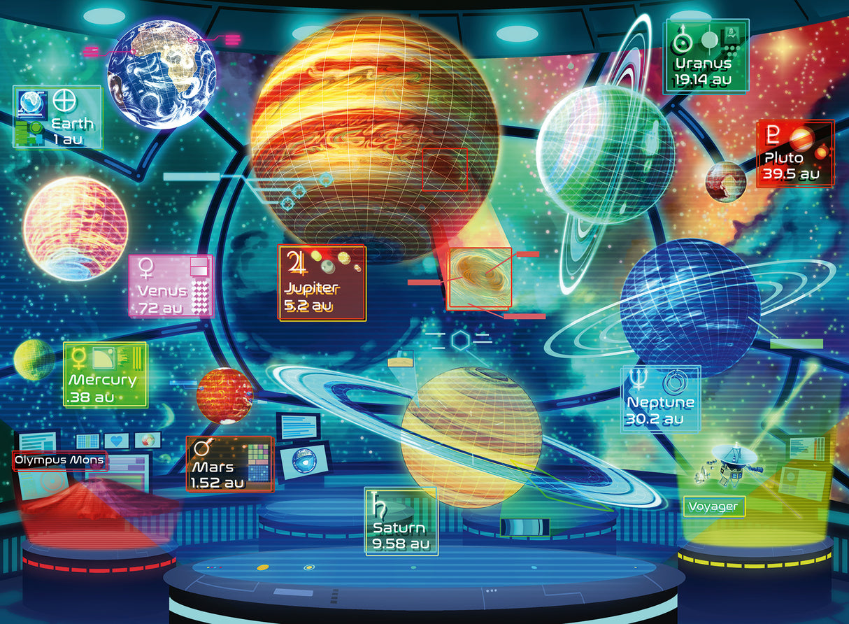 Ravensburger Puzzle 300 pc Hologram Planets
129812V