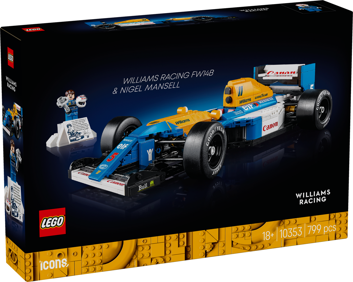 LEGO Icons Williams Racing FW14B & Nigel Mansell 10353L