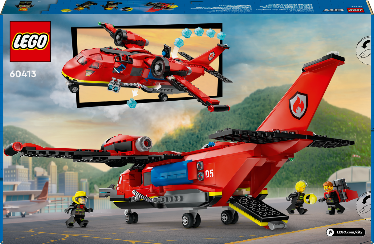 LEGO City Fire Rescue Plane 60413L