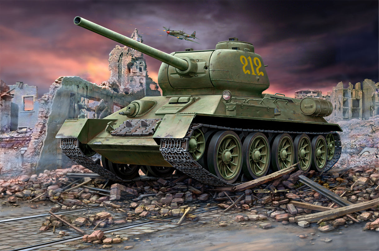 Revelli Plastic Model T-34/85 Scale: 1:72 03302R