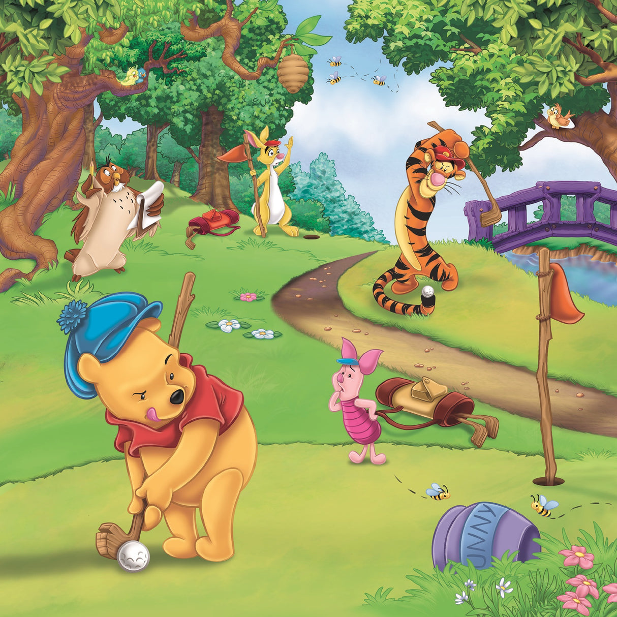 Ravensburger Puzzle 3x49 pc Winnie the Pooh - Sports Day 051878V