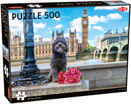 Tactic Puzzle 500 pc Dog in London 56233T