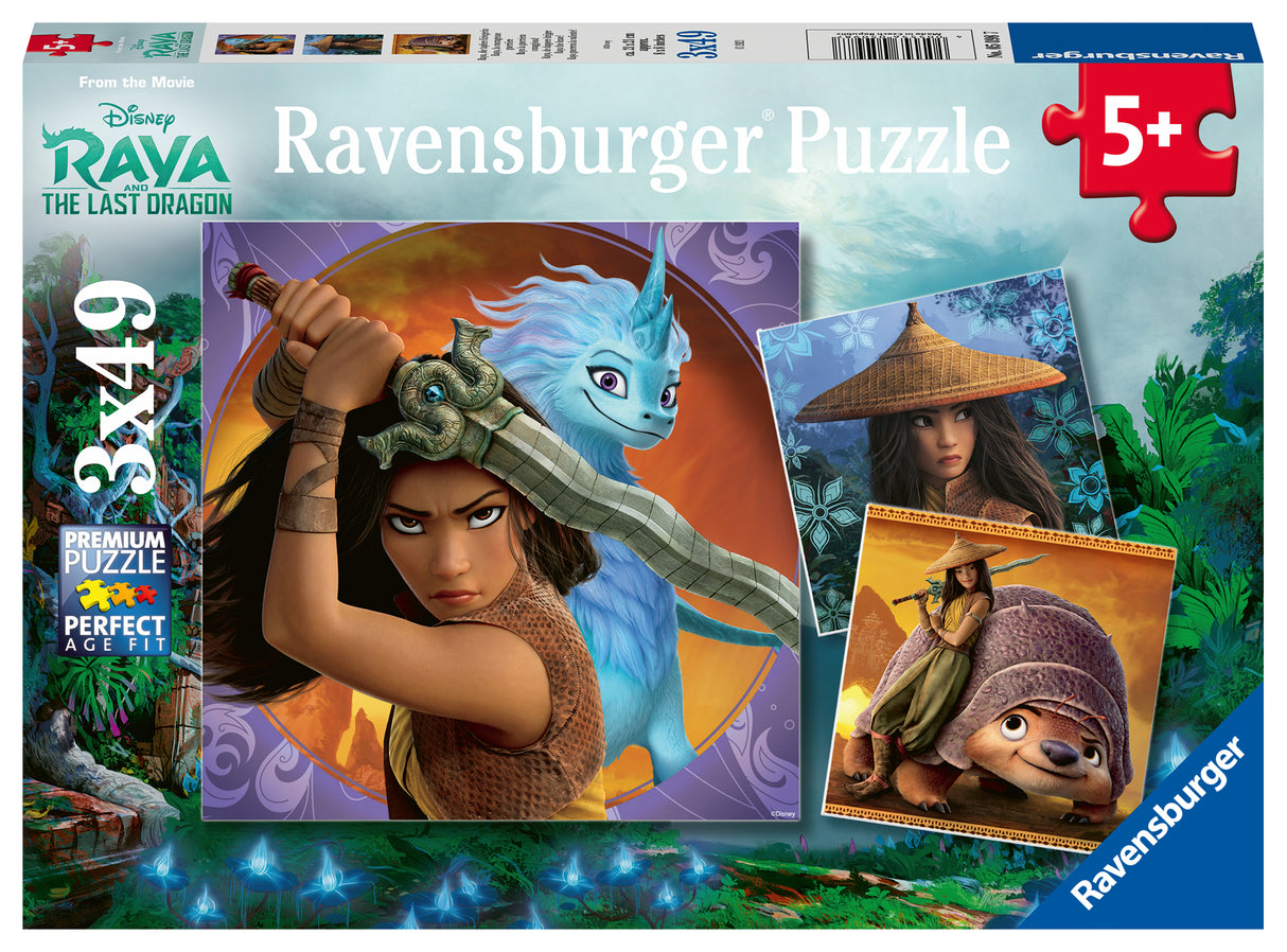 Ravensburger Puzzle 3x49 pc  Disney Raya and the Last Dragon 050987V