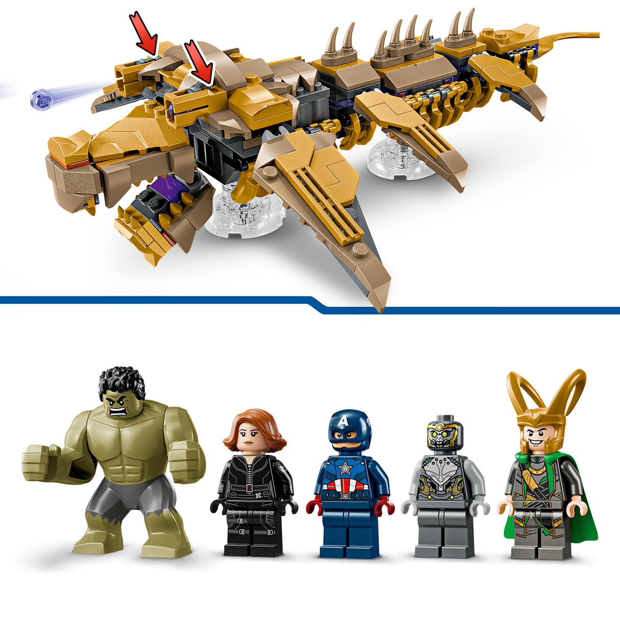 LEGO Super Heroes The Avengers vs. The Leviathan 76290L