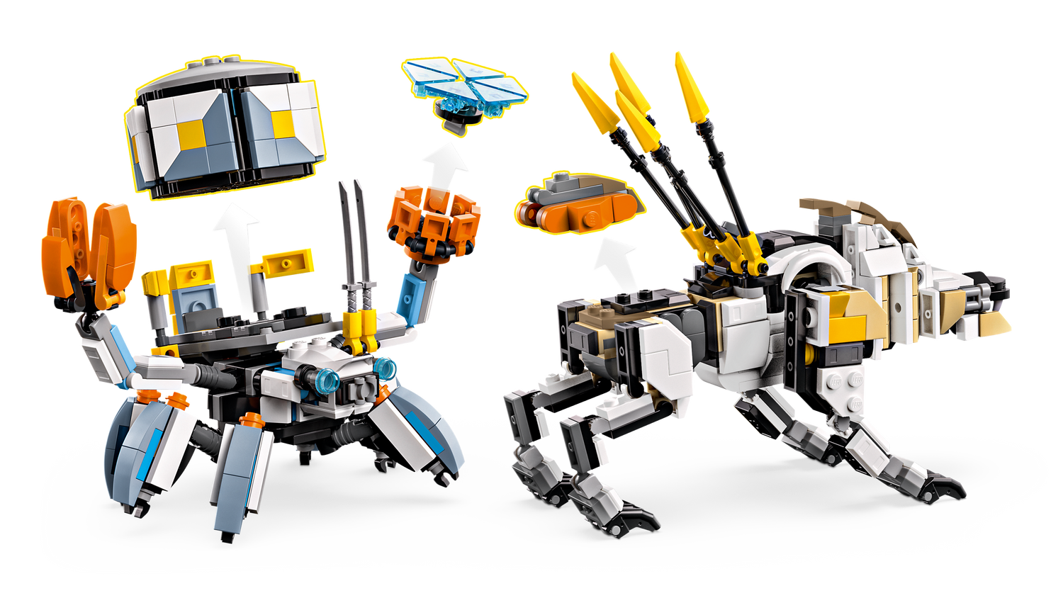 LEGO Horizon Aloy ja Varl vs. Shell-Walker ja Sawtooth 77037L