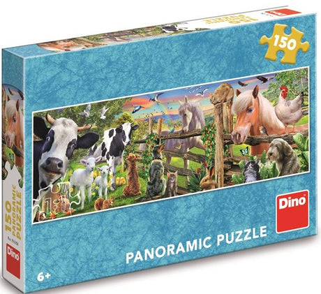 Dino panoramic puzzle 150 pcs Farm 39335D