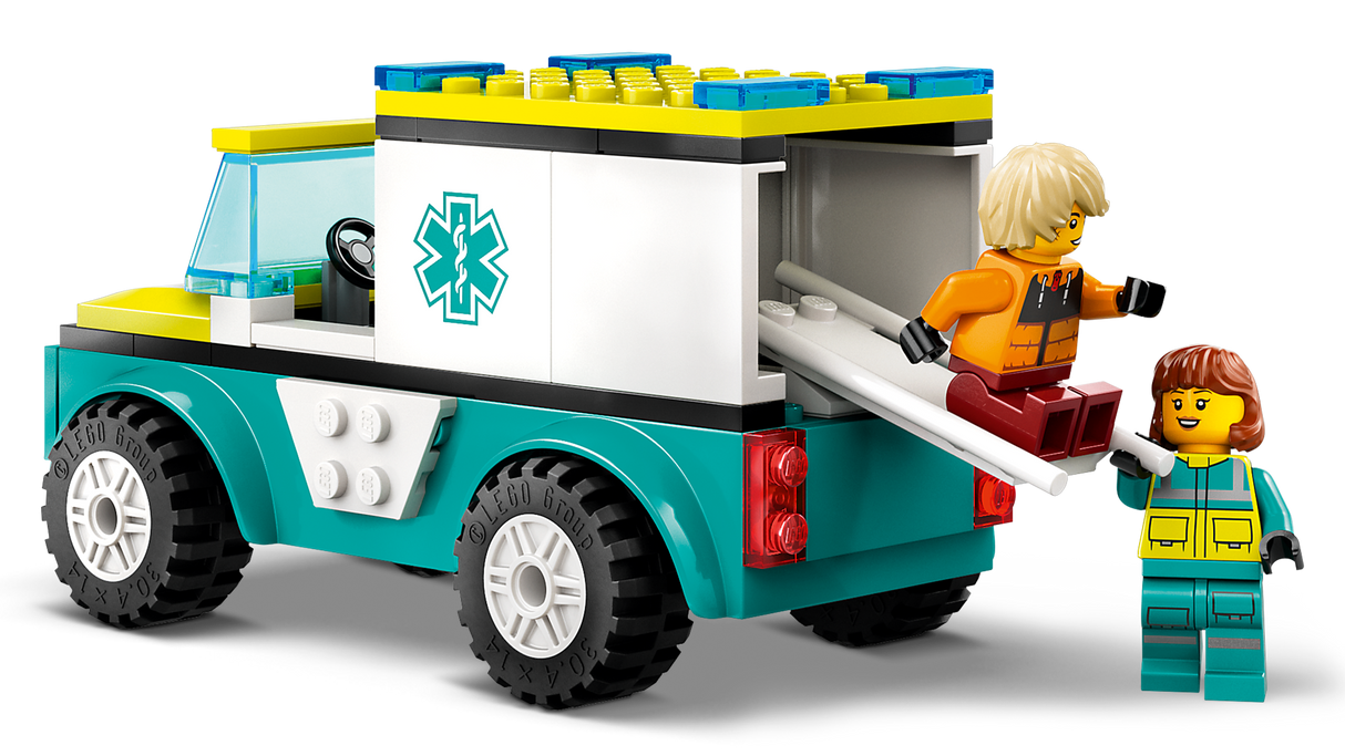 LEGO City Emergency Ambulance and Snowboarder 60403L