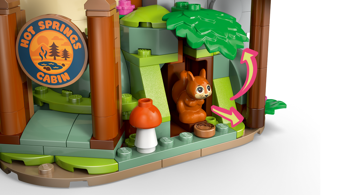 LEGO Friends Cozy Fall Forest Cabin 42705L