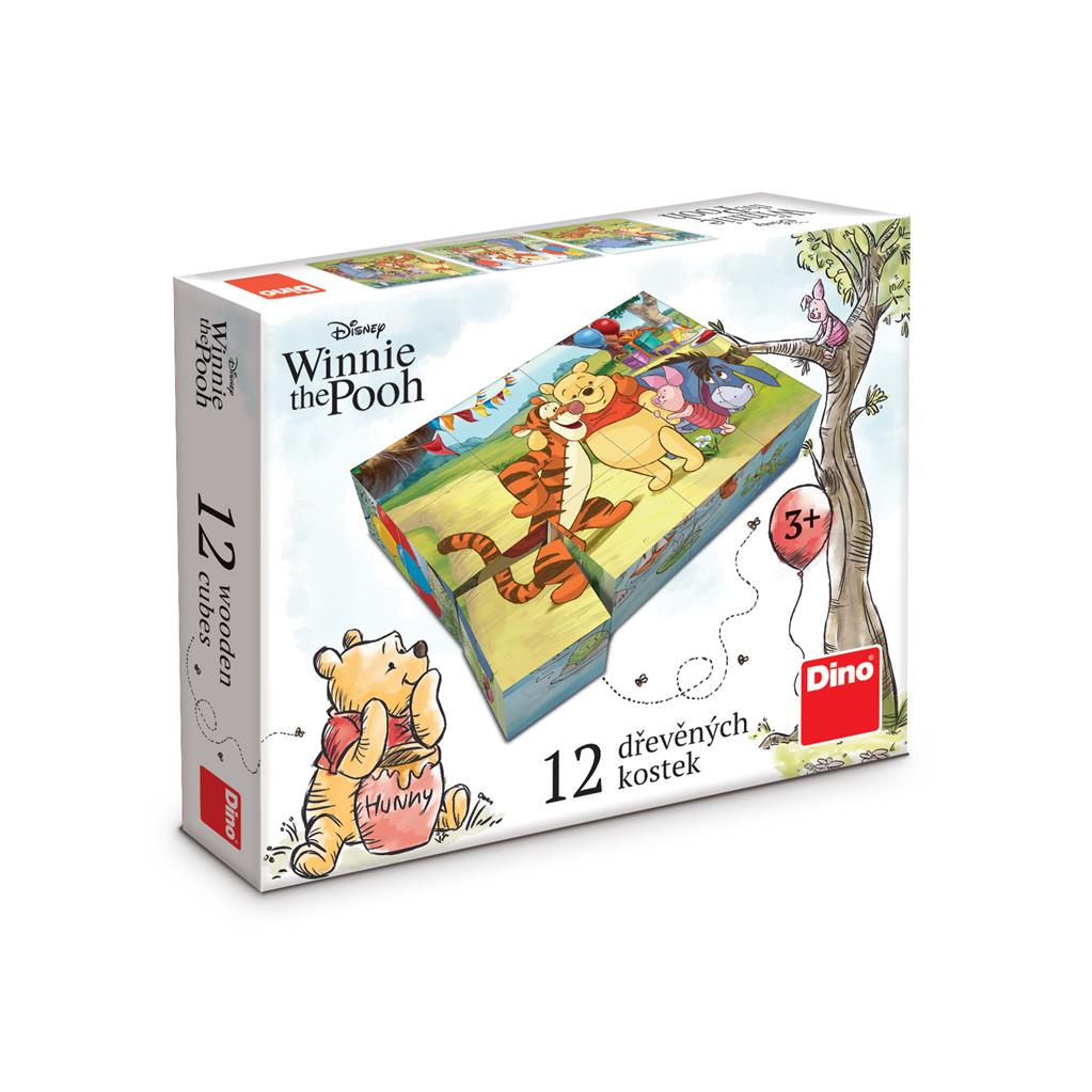 Dino Cube Puzzle 12 pc Winnie The Pooh And Friends 64143D