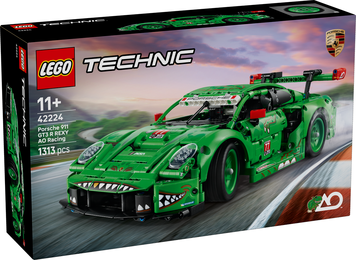 LEGO Technic Porsche 911 GT3 R REXY AO Racing Car 42224L