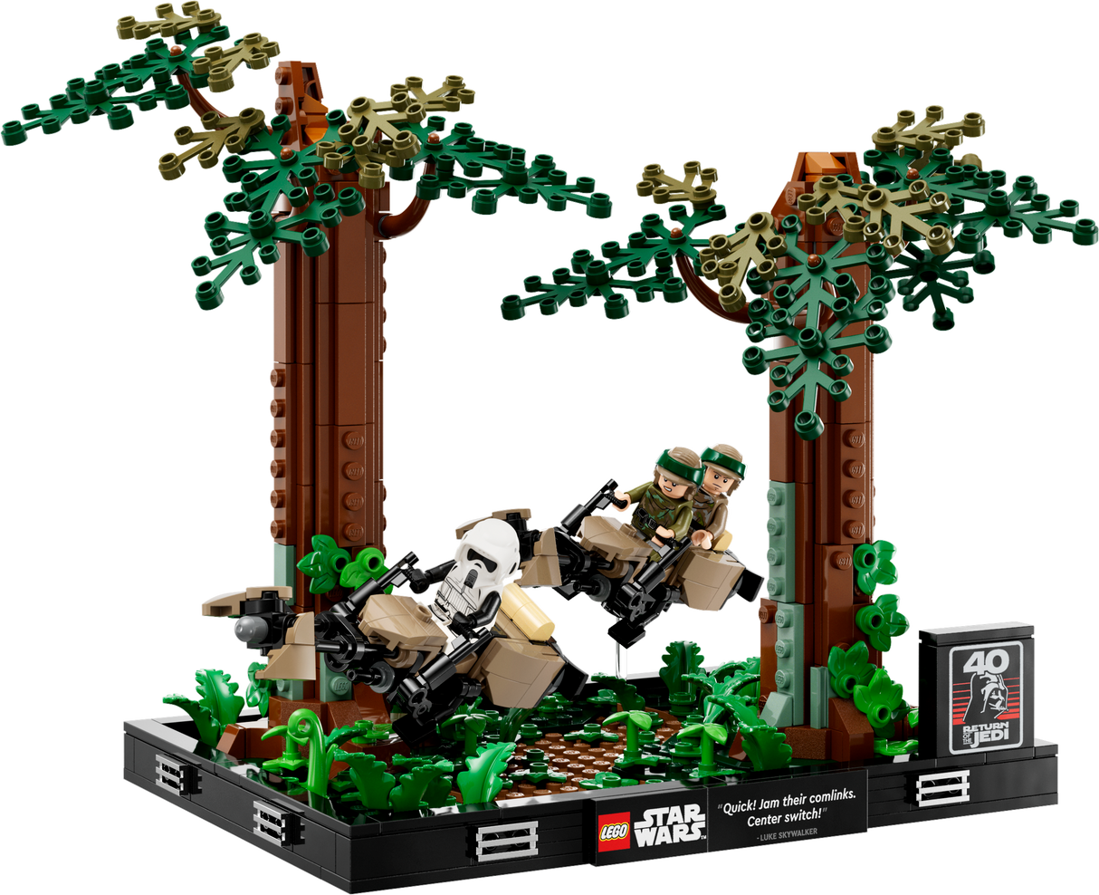 LEGO Star Wars Endor Speeder Chase Diorama 75353L