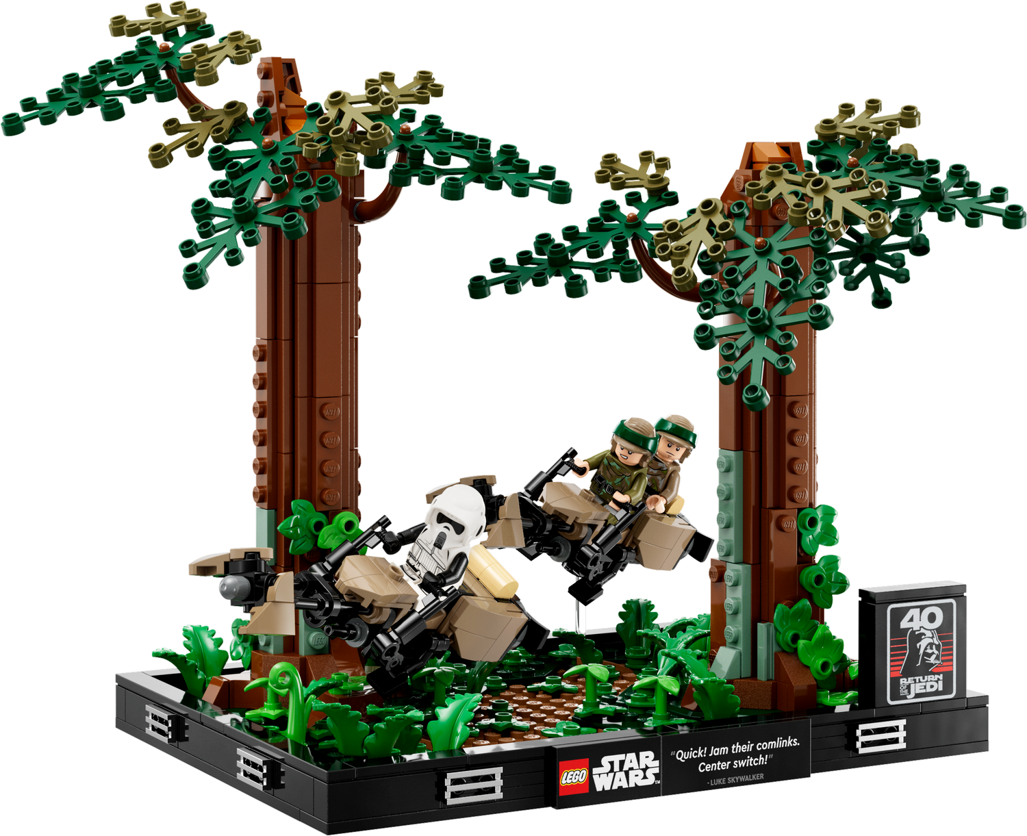LEGO Star Wars Endor Speeder Chase Diorama 75353L