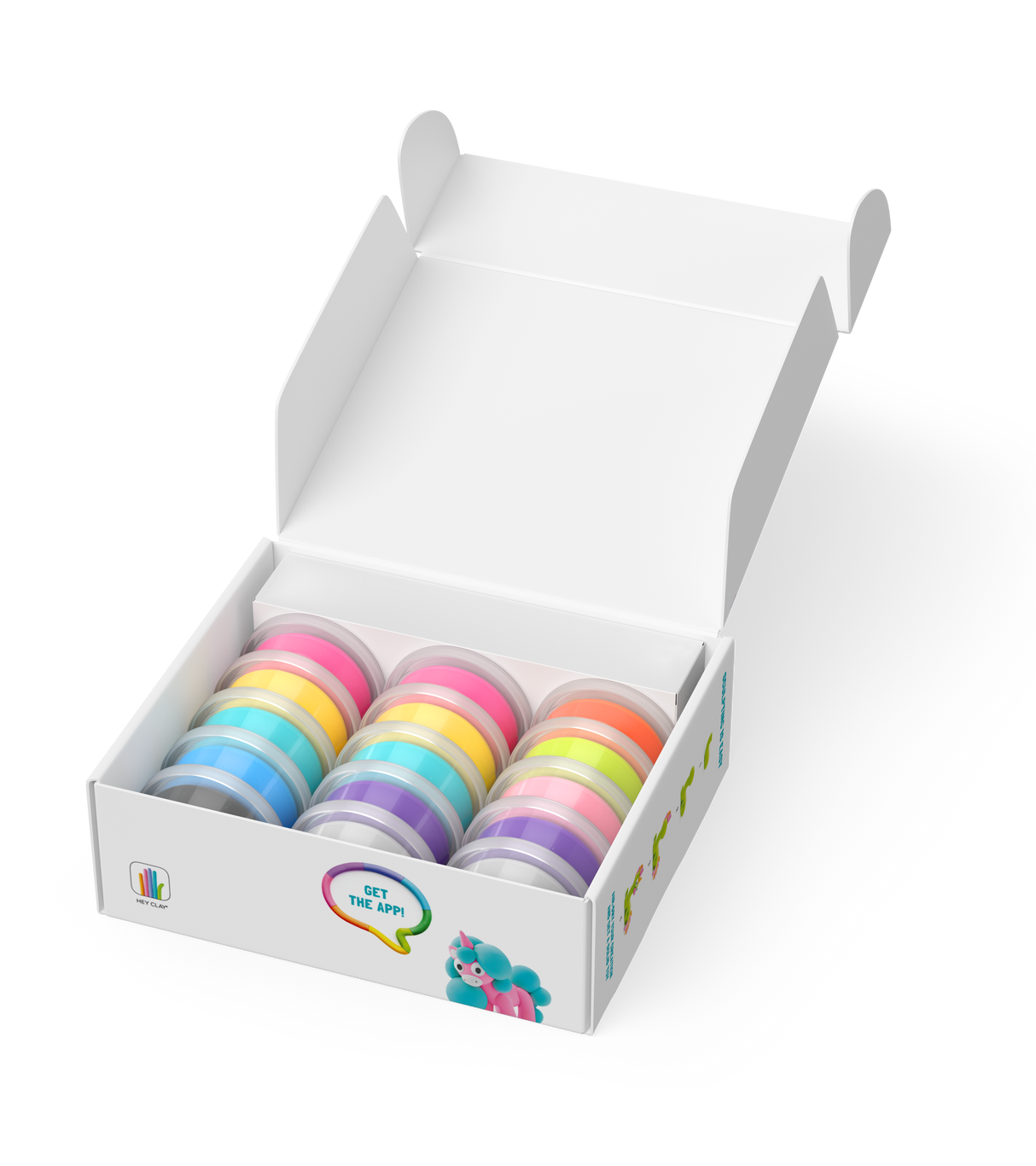 HEY CLAY Modeling Clay Unicorns 15 pc 15028E