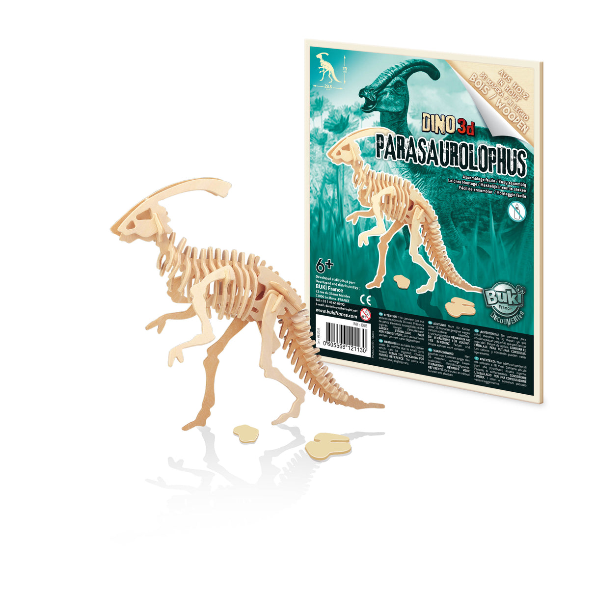 Buki 3D Wooden Dinos D6BI