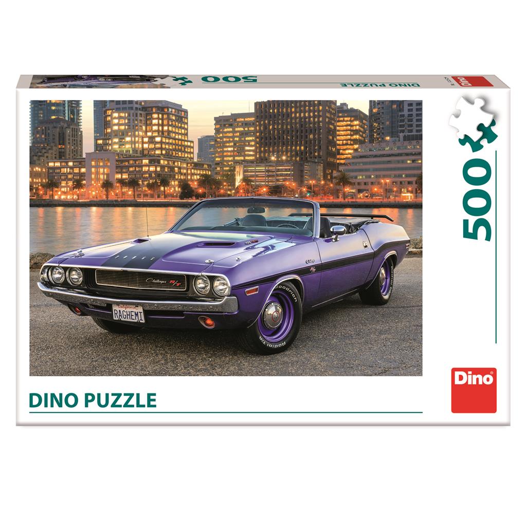 Dino Puzzle 500 pc Dodge, Car 50252D