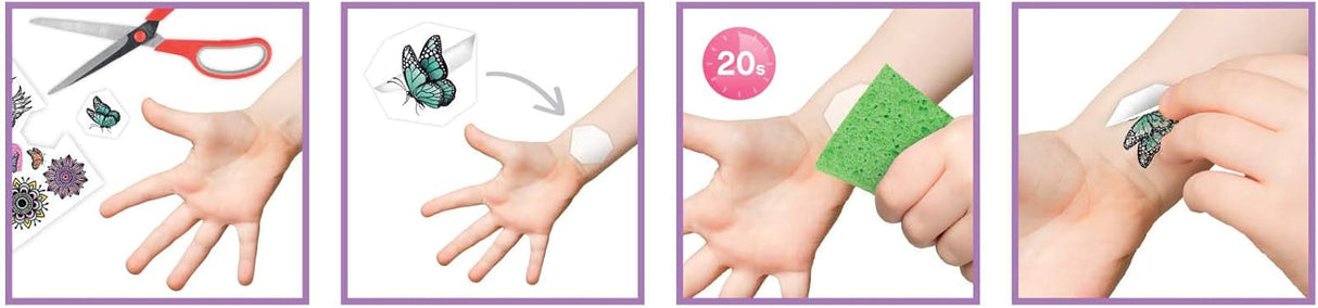 Buki Washable Tattoo 75 pc - Glitter TA004I