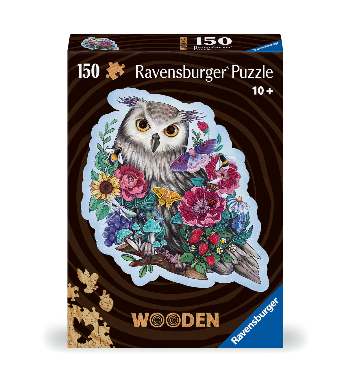 Ravensburger Wooden Puzzle 150 pc Owl 175116V