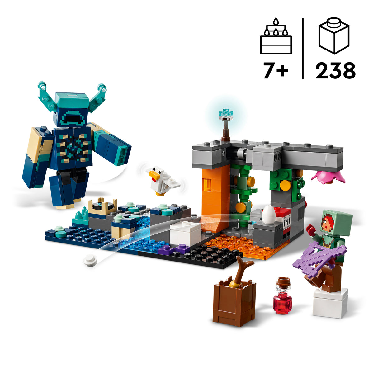 LEGO Minecraft The Warden Encounter 21274L