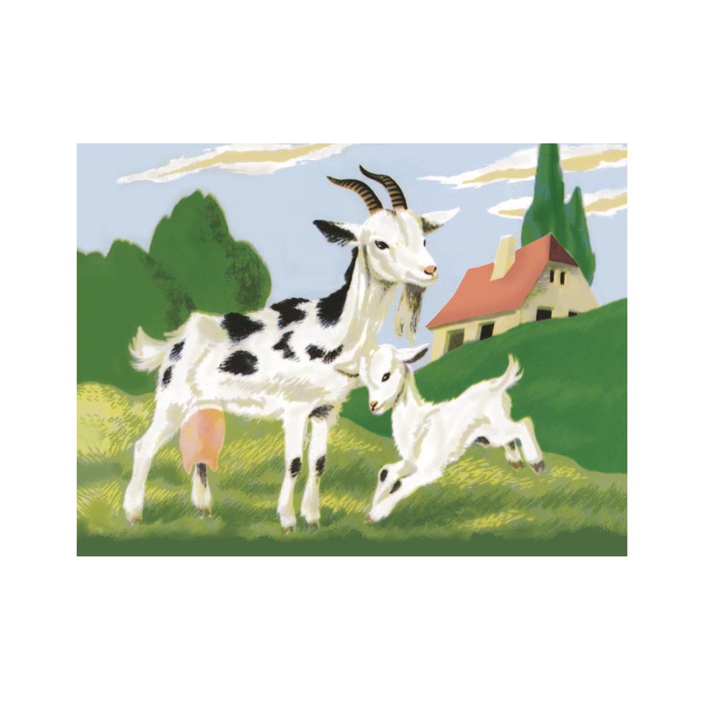 Dino Cube Puzzle 12 pc Domestic Animals  64141D