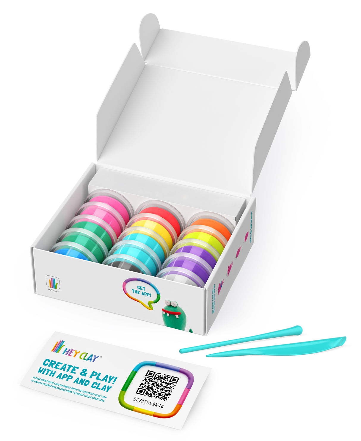 HEY CLAY Modeling Clay Monsters 15018E