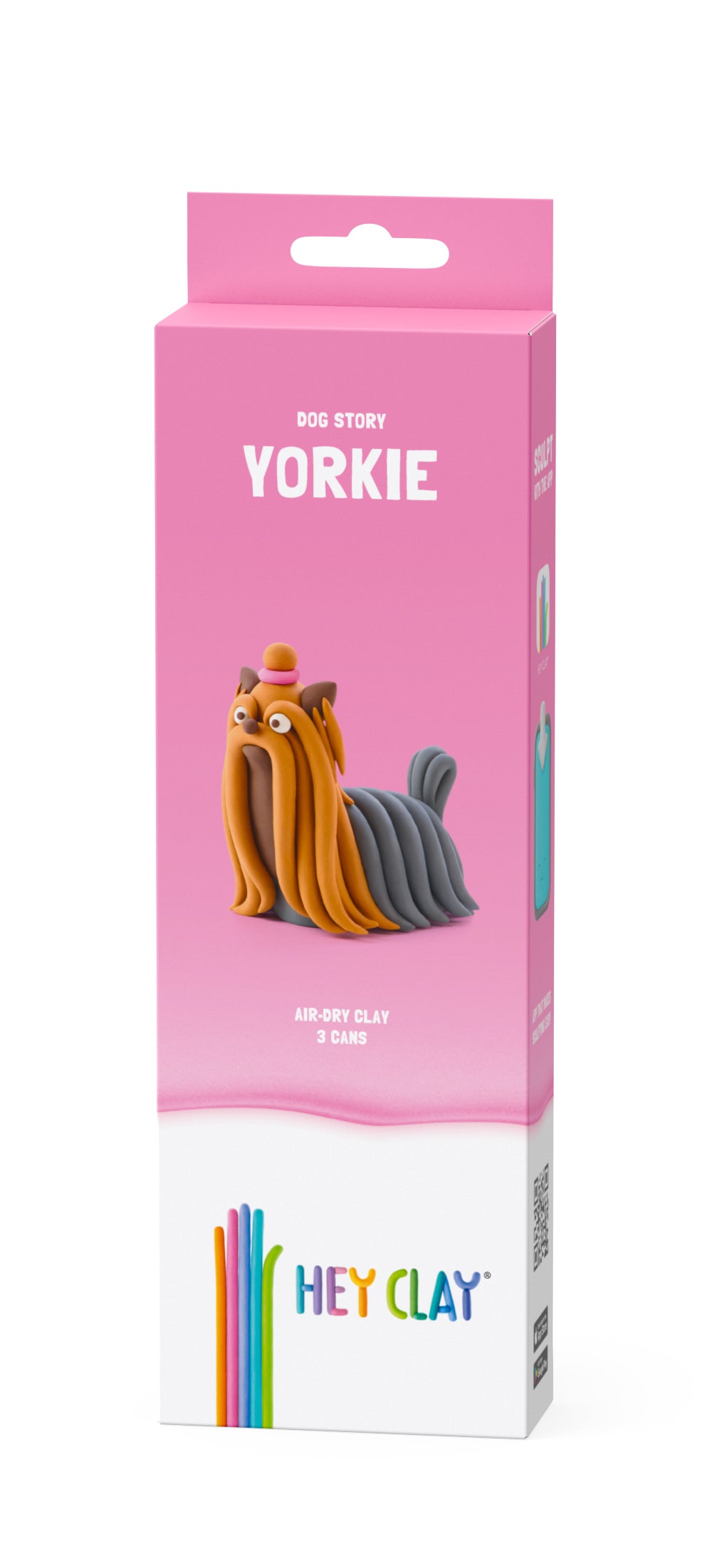 HEY CLAY Modeling Clay  Dog Breed Yorkie 3pc 30118E