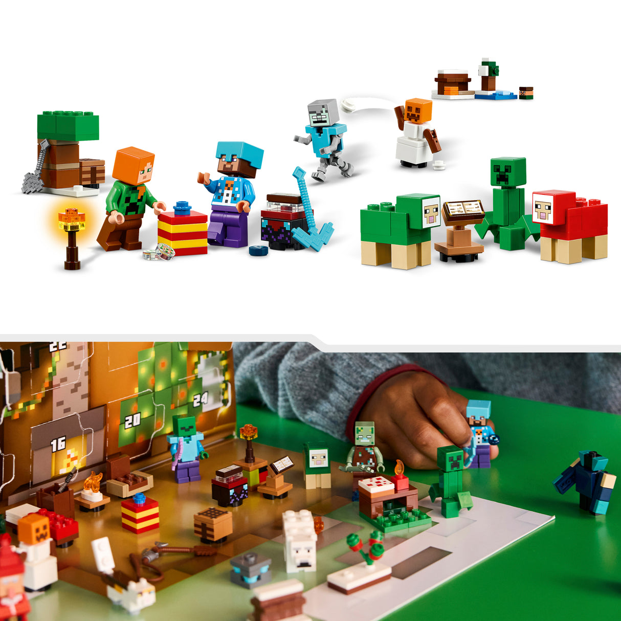 LEGO Minecraft Advent Calendar 2025 21280L