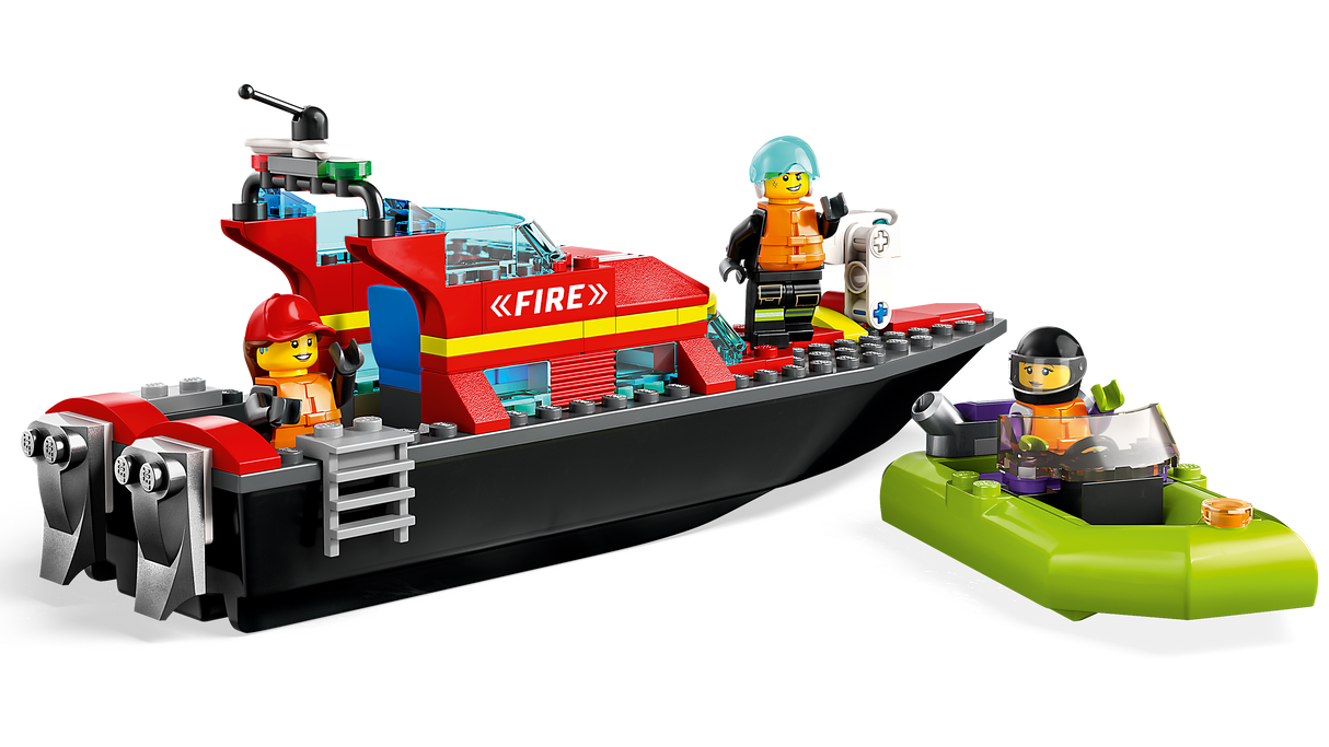 LEGO City Fire Rescue Boat 60373L