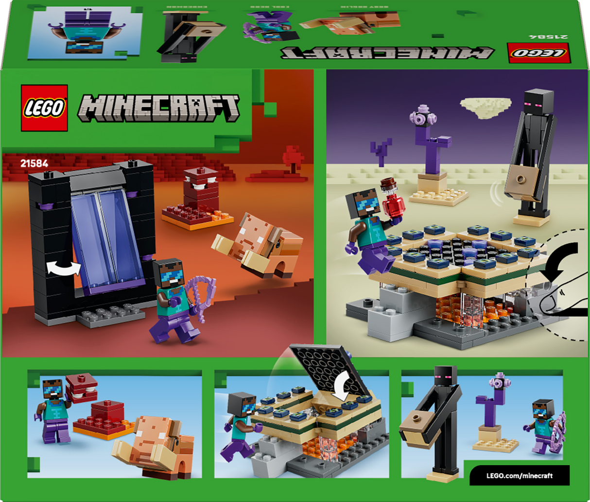 LEGO Minecraft Nether & End Portal Journey 21584L