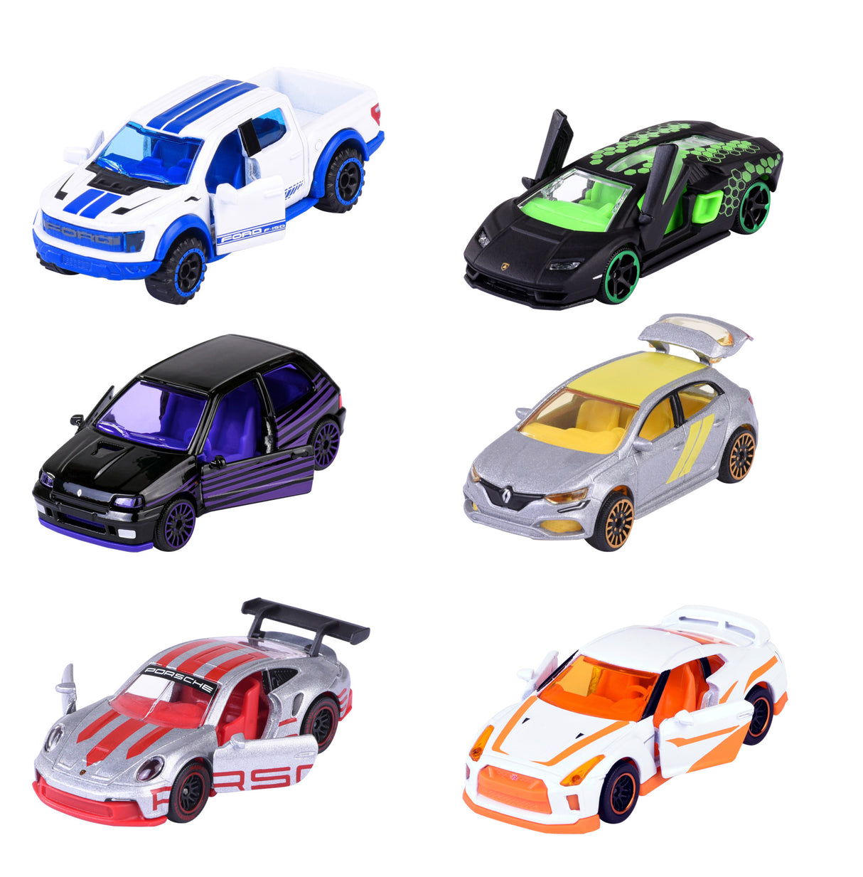 Majorette Model Cars From - 6 different 212054034B