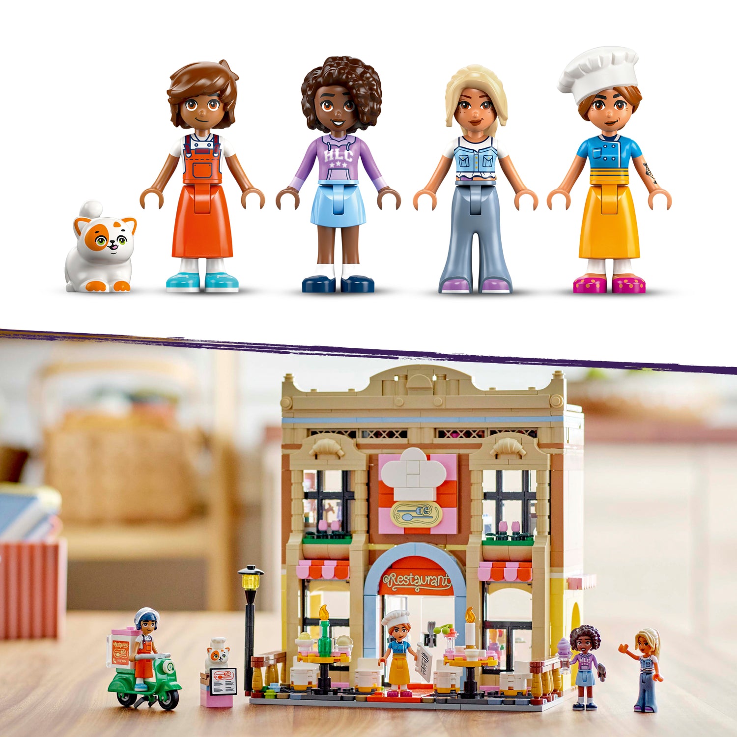 LEGO Friends Restaurant and Cooking School 42655L