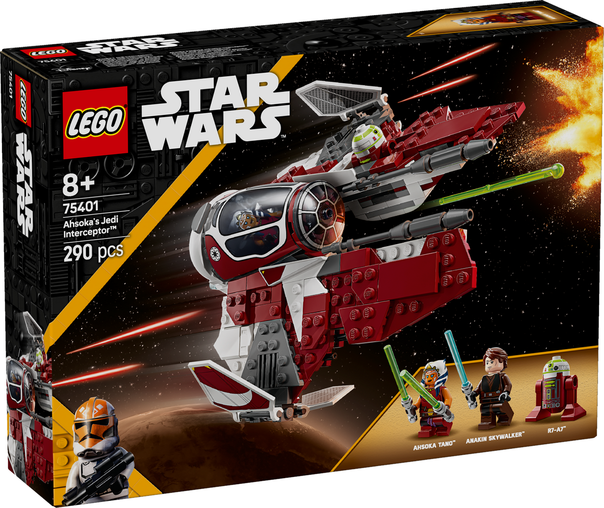 LEGO Star Wars Ahsoka's Jedi Interceptor 75401L
