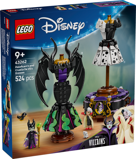LEGO Disney Maleficent's and Cruella De Vil's Dresses 43262L