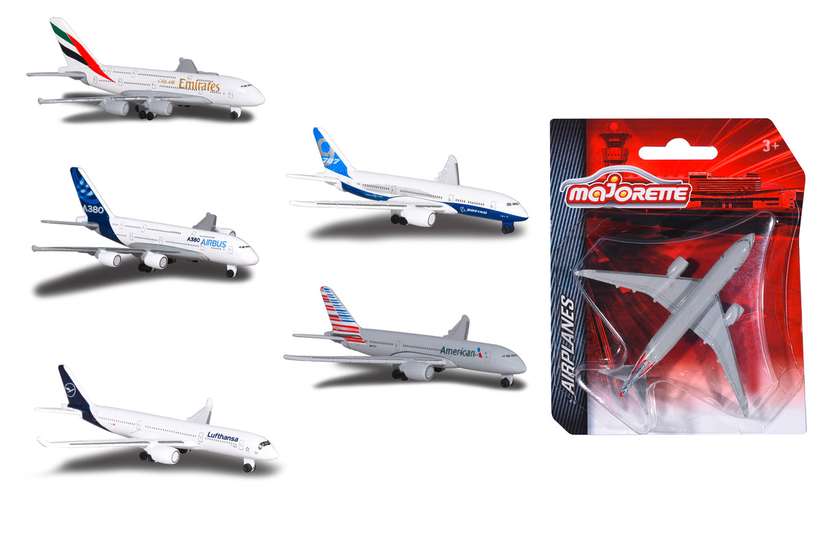 Majorette passenger planes 4 different 212057980B