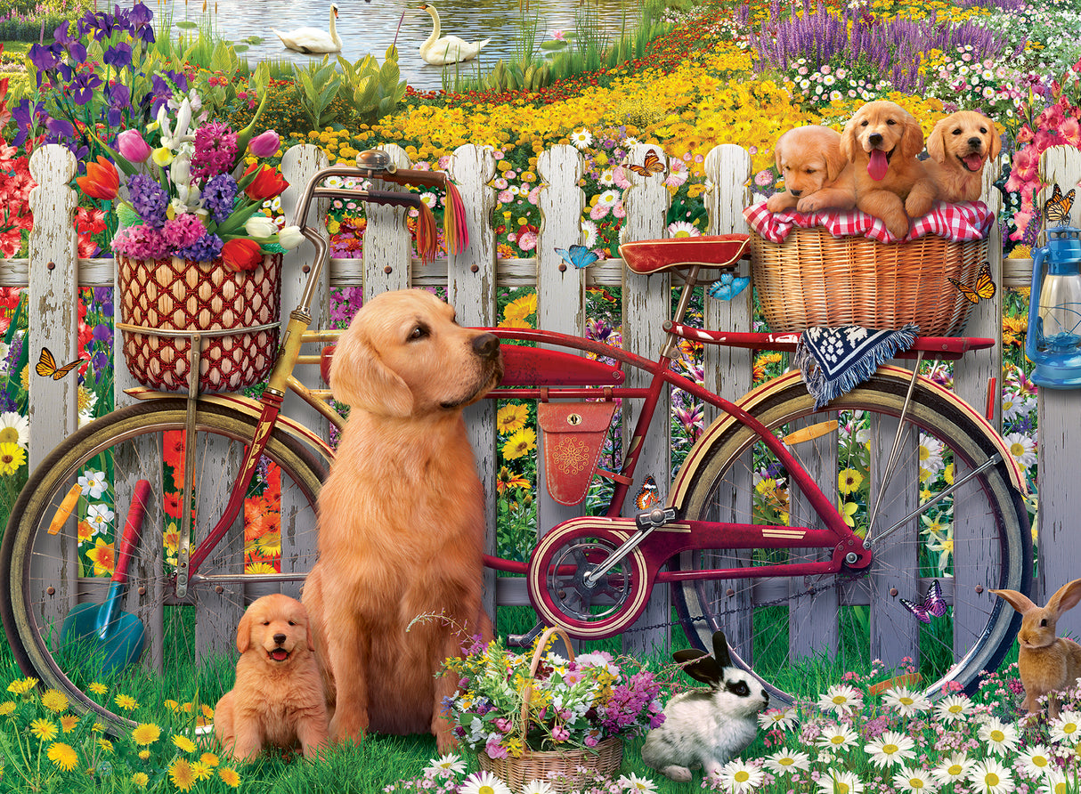Ravensburger Puzzle 500 Pieces: Cute Dogs In The Garden 12000209V