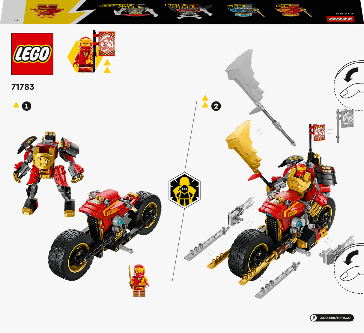 LEGO Ninjago Kai’s Mech Rider EVO 71783L