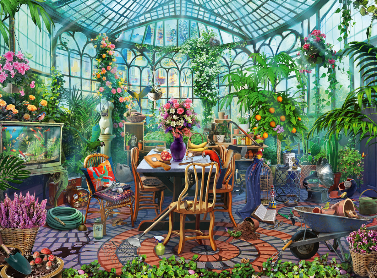 Ravensburger Puzzle 500 Pieces: Greenhouse Mornings 12000207V