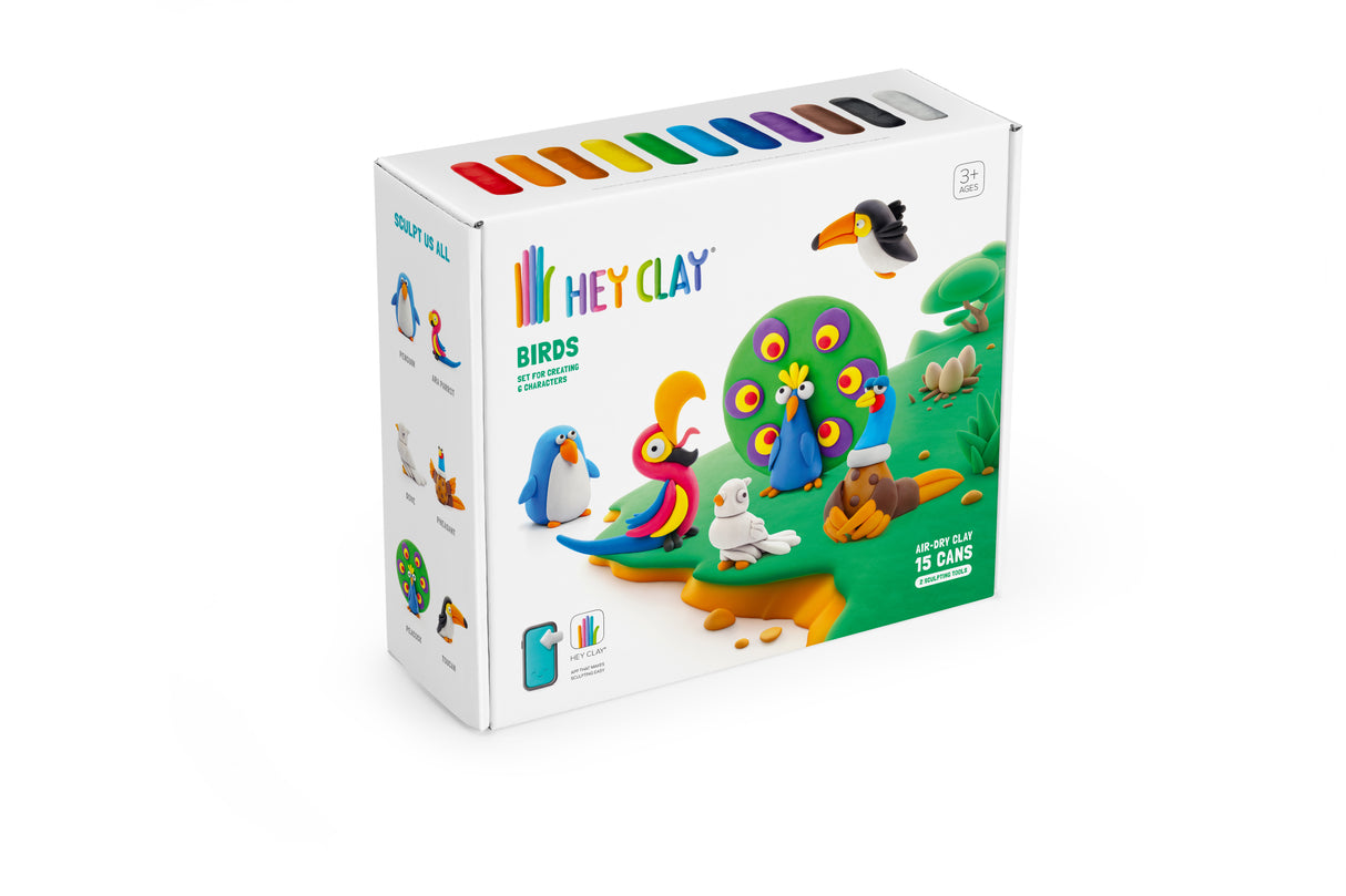 HEY CLAY Modeling Air-Dry Clay Birds  15013E