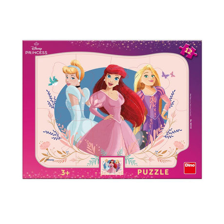 Dino Frame Puzzle 12 pc,Princess 30313D