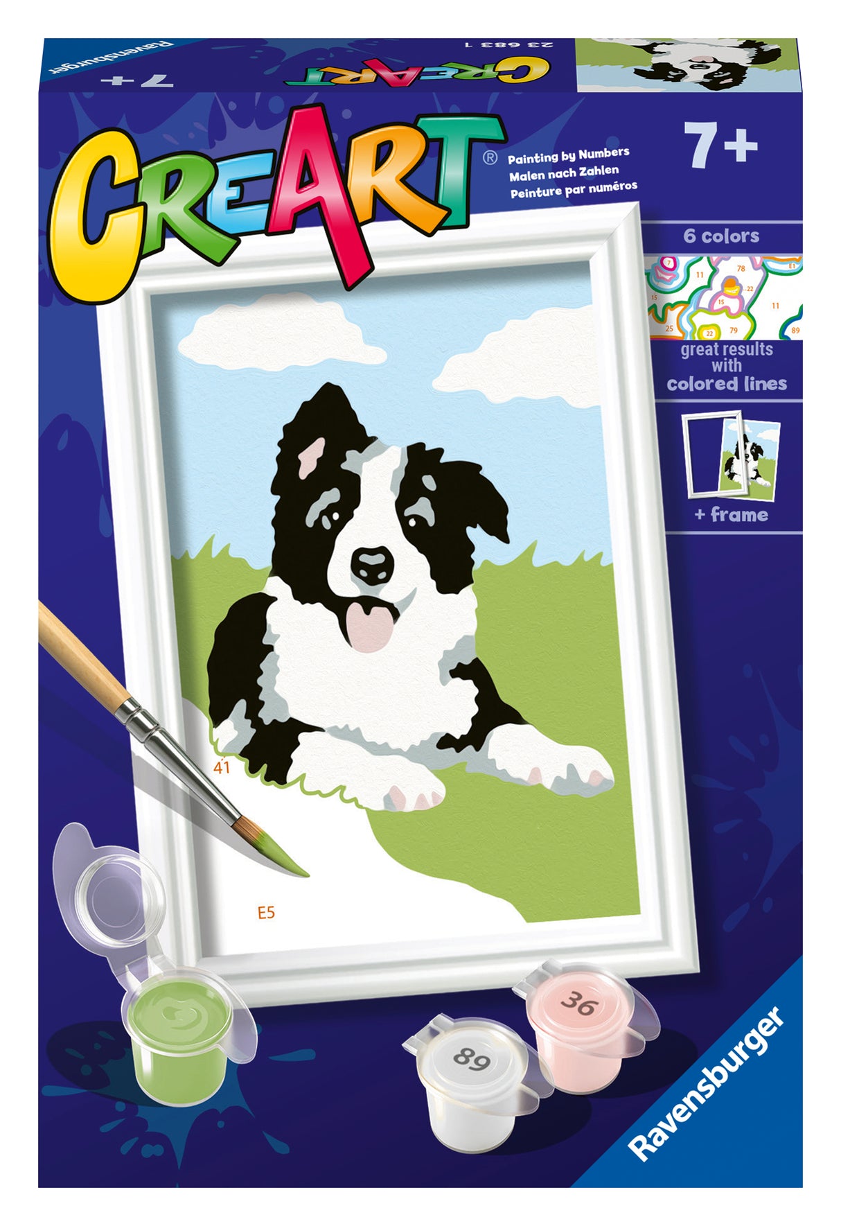 Ravensburger Paint by Numbers Border Collie 236831V