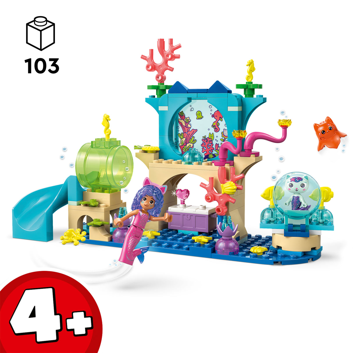 LEGO Gabby`s Dollhouse Mermaid Gabby's Aquarium Adventure 11204L