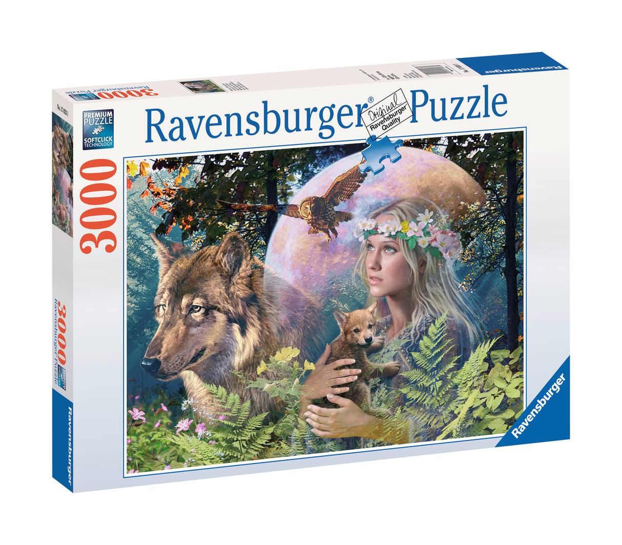 Ravensburger puzzle 3000 pc Lady of the Forest 170333V