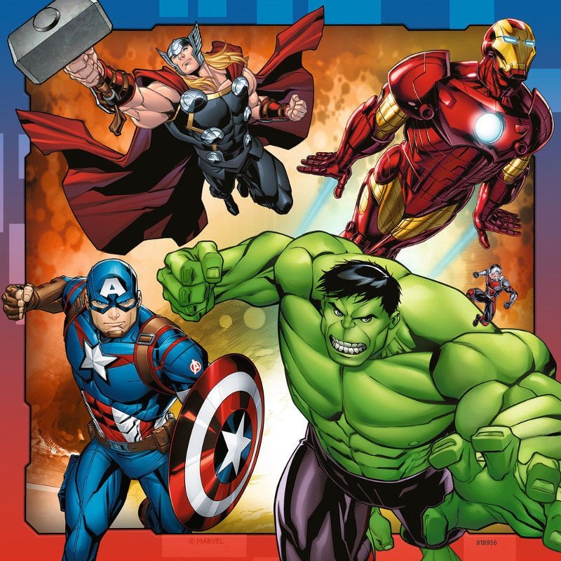 Ravensburger Puzzle 3x49 pc Marvel Avengers 080403V